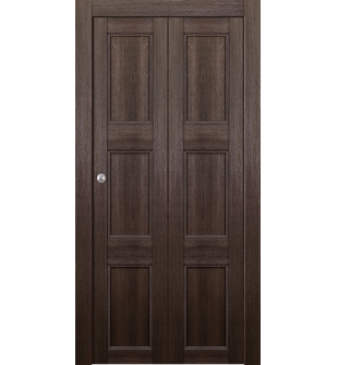 Oxford Uno 07 2Rn Veralinga Oak Bi-folding doors