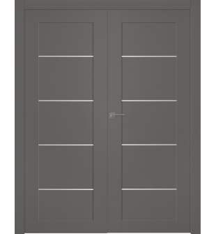 Avon 07 4H Gray Matte Double doors