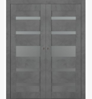 Avon 07-05 Vetro Dark Urban Double pocket doors