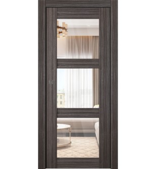 Palladio 3 Lite Clear Vetro Gray Oak Double