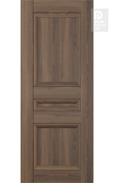 Modern Interior DOOR SLAB OXFORD DUO 07 2R PECAN NUTWOOD 18" X 96" X 1 3/4"