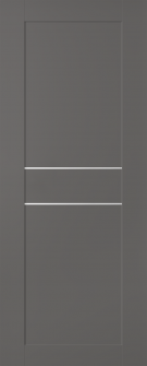 DOOR SLAB AVON 07 2HN GRAY MATTE 24" X 96" X 1 3/4"