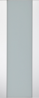 DOOR SLAB SMART PRO H3G VETRO POLAR WHITE 18" X 84" X 1 3/4" TEMPERED FROSTED GLASS