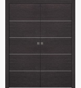 Avanti 4H Black Apricot Double pocket doors