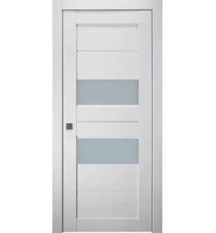Dessa Vetro Bianco Noble Pocket doors