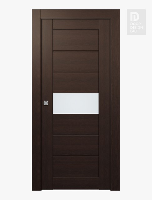 Edna Vetro Veralinga Oak Modern Interior Pocket Door by Belldinni