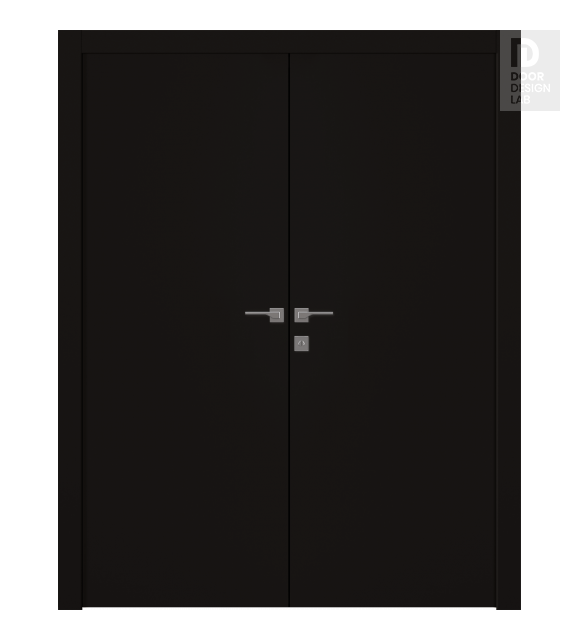 Optima Black Matte Double doors