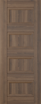 DOOR SLAB OXFORD DUO 07 3R PECAN NUTWOOD 24" X 80" X 1 3/4"