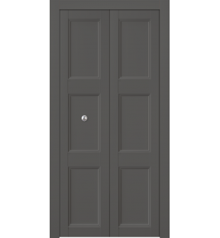 Oxford Uno 07 2Rn Gray Matte Bi-folding doors