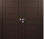Ermi Veralinga Oak Modern Interior Double Swing Doors by Belldinni