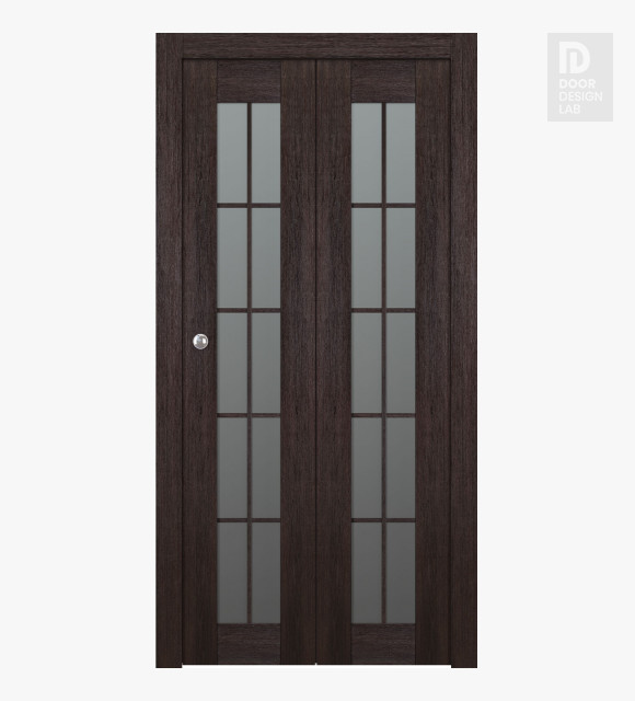 Avon 10 Lite Vetro Veralinga Oak Bi-folding doors