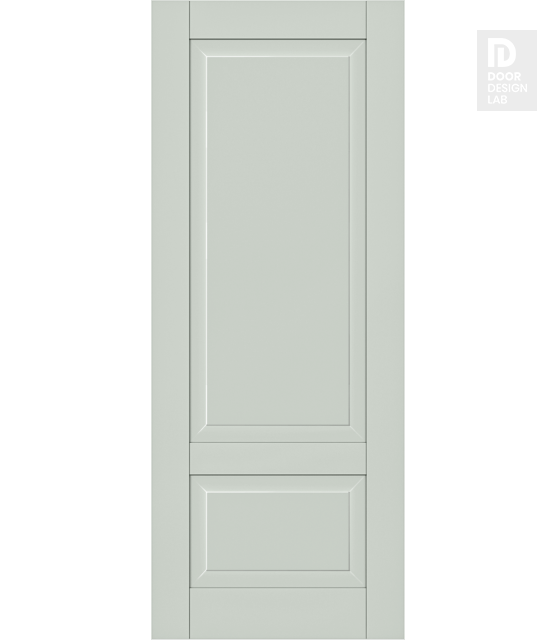 Modern Interior DOOR SLAB CA2 SEASALT 36" X 92 1/2" X 1 3/4"