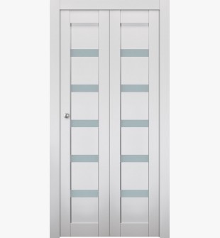 Leora Vetro Bianco Noble Bi-folding doors