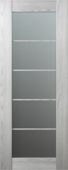DOOR SLAB AVON 5 LITE VETRO RIBEIRA ASH 24" X 80" X 1 3/4"