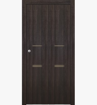 Avon 01 3H Gold Veralinga Oak Bi-folding doors