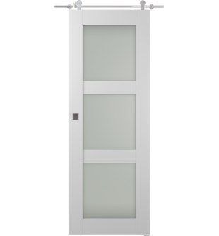 Smart Pro 3 Lite Vetro Polar White Barn doors