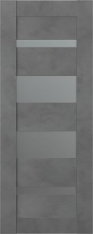 DOOR SLAB AVON 07-01 VETRO DARK URBAN 32" X 80" X 1 3/4"