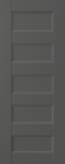 DOOR SLAB OXFORD UNO 07 4R GRAY MATTE 36" X 96" X 1 3/4"