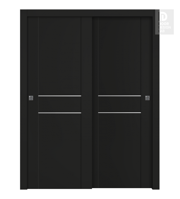 Avon 01 2Hn Black Matte Bypass doors