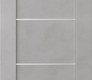Modern Interior DOOR SLAB AVON 01 4H LIGHT URBAN 18" X 92 1/2" X 1 3/4"