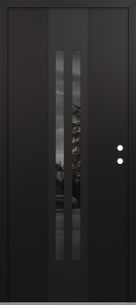 DIAMOND A8 36" X 80" BLACK/BLACK MIRRORED GLASS PANEL BLACK LHI