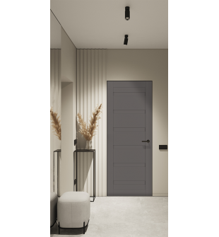 Louver Gray Matte Frameless