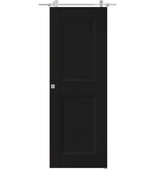 Oxford Duo 07 Rn Black Matte Barn doors