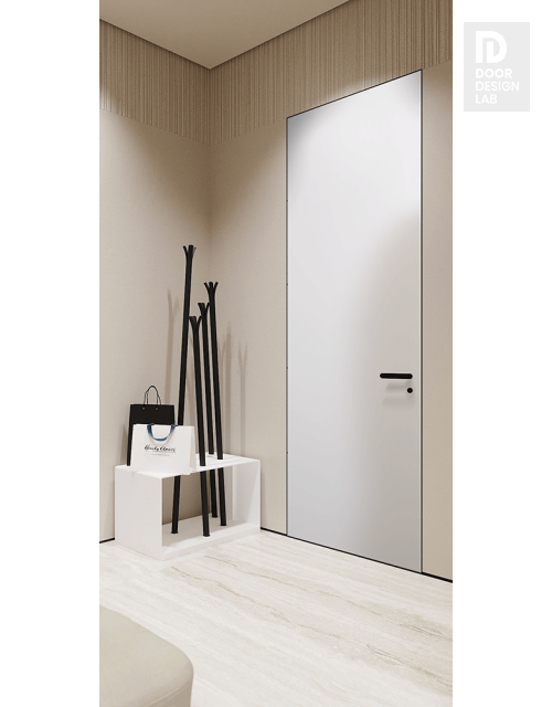 Modern interior Primed Door White Bifolding doors Door Design Lab