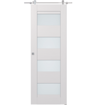 Della Vetro Bianco Noble Barn doors