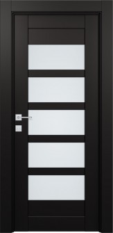 Avon 07-07 Vetro Black Matte Single Doors