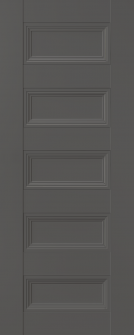 DOOR SLAB OXFORD DUO 07 4R GRAY MATTE 32" X 96" X 1 3/4"