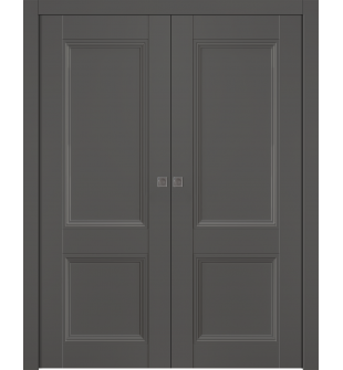 Oxford Duo 07 R Gray Matte Double pocket doors
