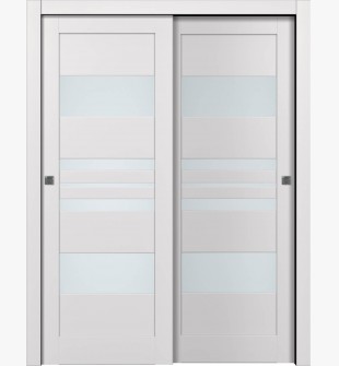 Romi Vetro Snow White Bypass doors