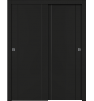 Avon 01 Black Matte Bypass doors