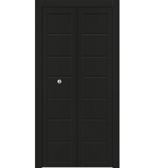 Alda Black Matte Bi-folding doors