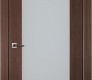Mia 202 Vetro Wenge Modern Interior Double Swing Doors by Belldinni