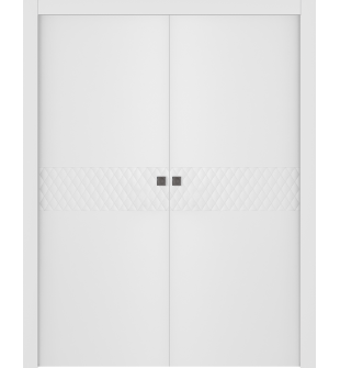 Attica Snow White Double pocket doors