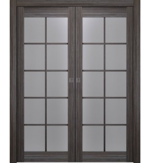 Palladio 10 Lite Vetro Gray Oak Double