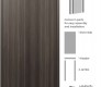 RTA LIKE A PREHUNG DOOR PALLADIO GRAY OAK 36" X 96" X 1 9/16" SOLID CORE
