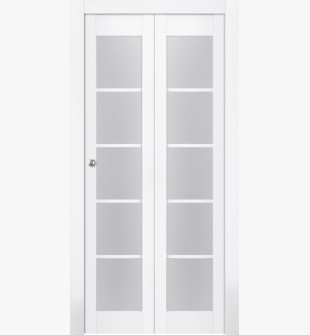 Palladio 5 Lite Vetro Bianco Noble Bi-folding doors