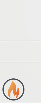 DOOR SLAB 20 MIN FIRE RATED 2H SNOW WHITE 24" X 80" X 1 3/4"