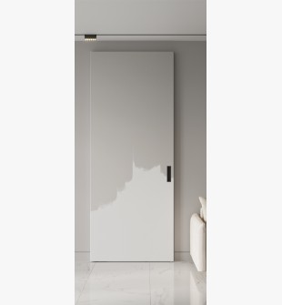 Primed Door White Hidden barn