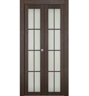 Avon 8 Lite Vetro Veralinga Oak Bi-folding doors