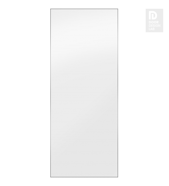 Flush Primed Modern Interior Frameless Door by Belldinni