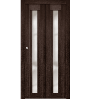 Avon 101 Vetro Veralinga Oak Bi-folding doors