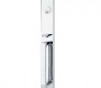 EMTEK LAUSANNE SINGLE CYLINDER KEYD 4819 POLISHED CHROME US26 for Steel Front Doors