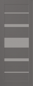 DOOR SLAB AVON 07-03 VETRO GRAY MATTE 32" X 84" X 1 3/4"