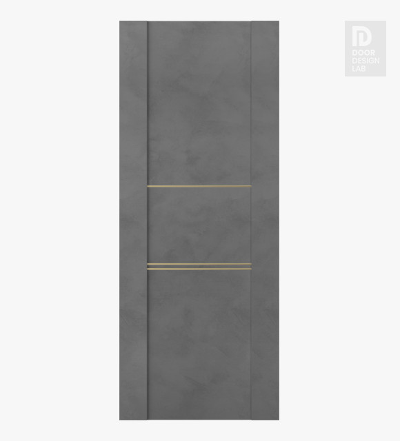 Avon 01 3H Gold Dark Urban Slab doors