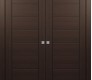 Ermi Veralinga Oak Modern Interior Double Pocket Doors by Belldinni