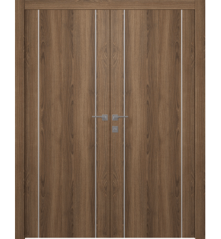 Optima 2U Pecan Nutwood Double doors